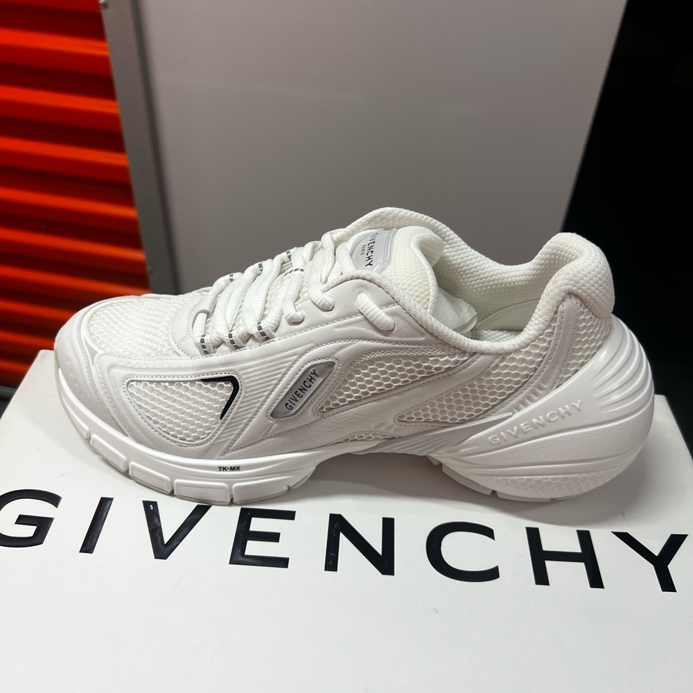 Size 9 givenchy track sneakers white